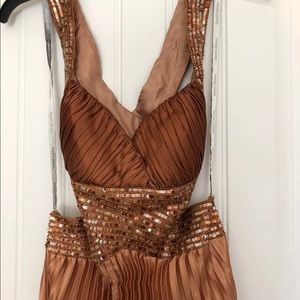 Gorgeous Golden David Bridal Dress Size 2